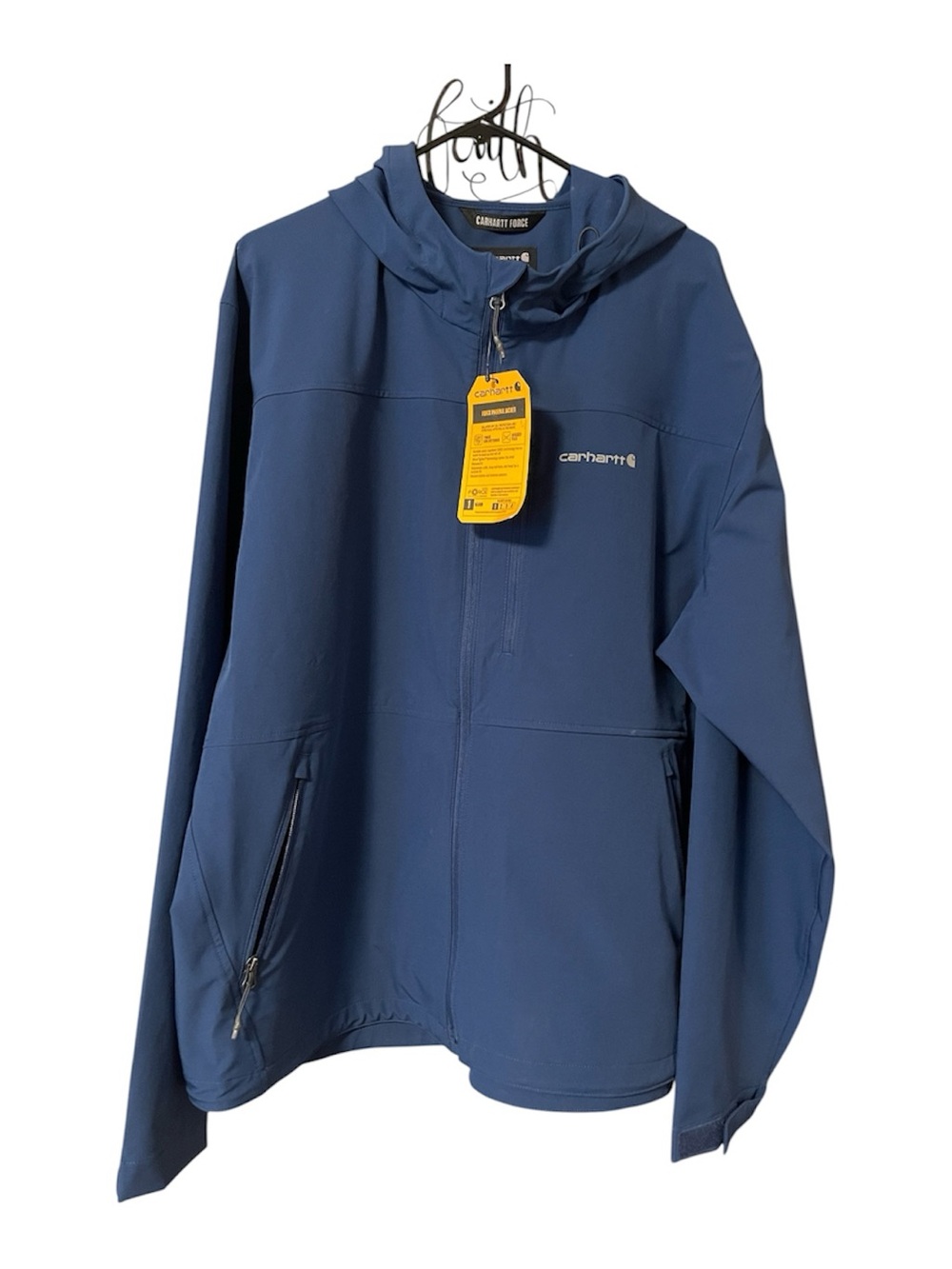 Carhartt Force Phoenix Jacket 2XL
Blue Relaxed Fit Hooded
Workwear Zip Pockets - Picture 2 of 7